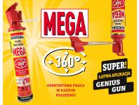 Zdjęcie: Pianka montażowa Mega 360 Genius Gun SOUDAL