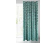 Zdjęcie: Zasłona gotowa Laura 140x250 cm turkusowy EUROFIRANY