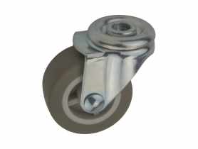 Zestaw z kołem gumowym 42 mm, 30 kg otwór mocujący METRO