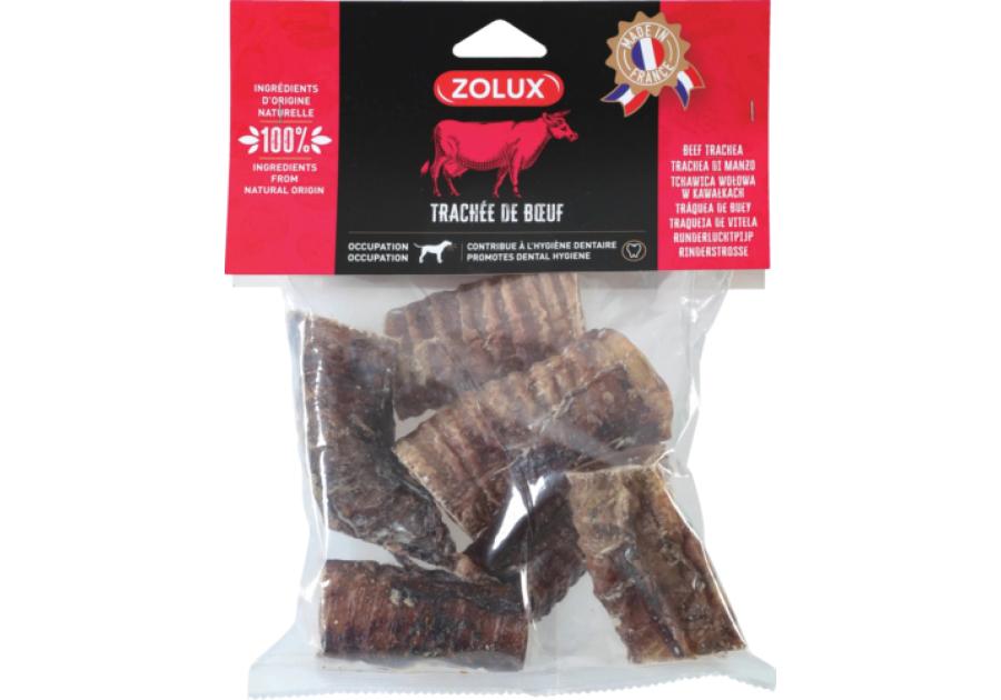 Zdjęcie: Przysmak naturalny dla psa Tchawica wołowa 4-5 cm 200 g ZOLUX
