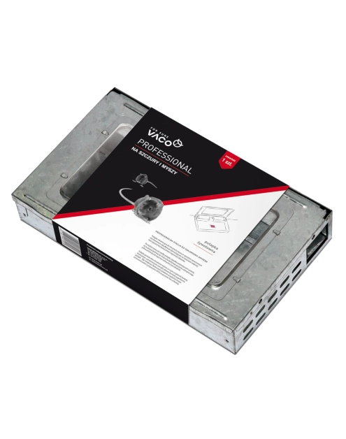 Zdjęcie: Pułapka żywołowna szeroka, metalowa stacja do odławiania gryzoni Professional VACO