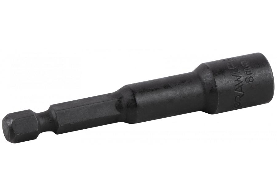 Zdjęcie: Uchwyt 8 mm  HEX 1/4 nasadka udarowa Cr-Mo dł. 65mm 3 szt. RAWLPLUG