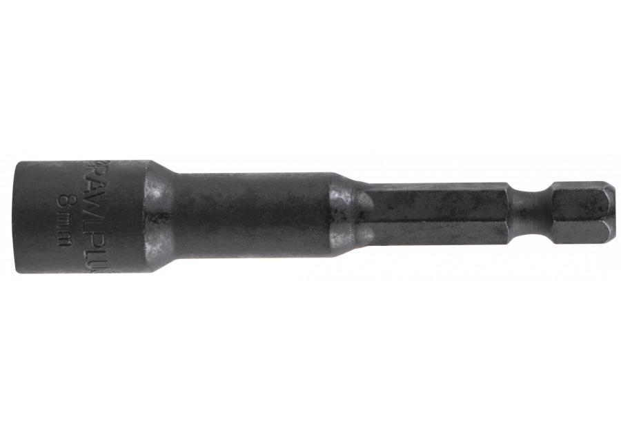 Zdjęcie: Uchwyt 8 mm  HEX 1/4 nasadka udarowa Cr-Mo dł. 65mm 3 szt. RAWLPLUG