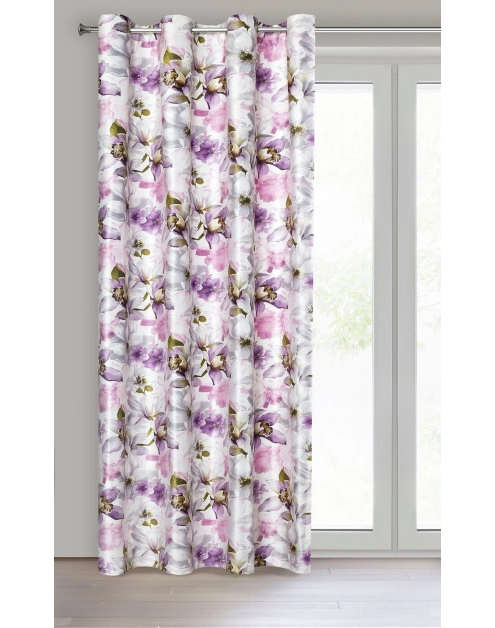 Zdjęcie: Zasłona gotowa Lillie 140x250 cm różowy EUROFIRANY
