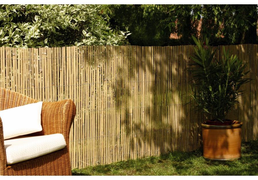 Zdjęcie: Mata bambusowa Bamboocane 2x3 m, naturalny NORTENE