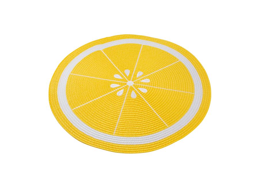 Zdjęcie: Mata stołowa Tropicana średnica 38 cm dekoracja cytryna ALTOM DESIGN