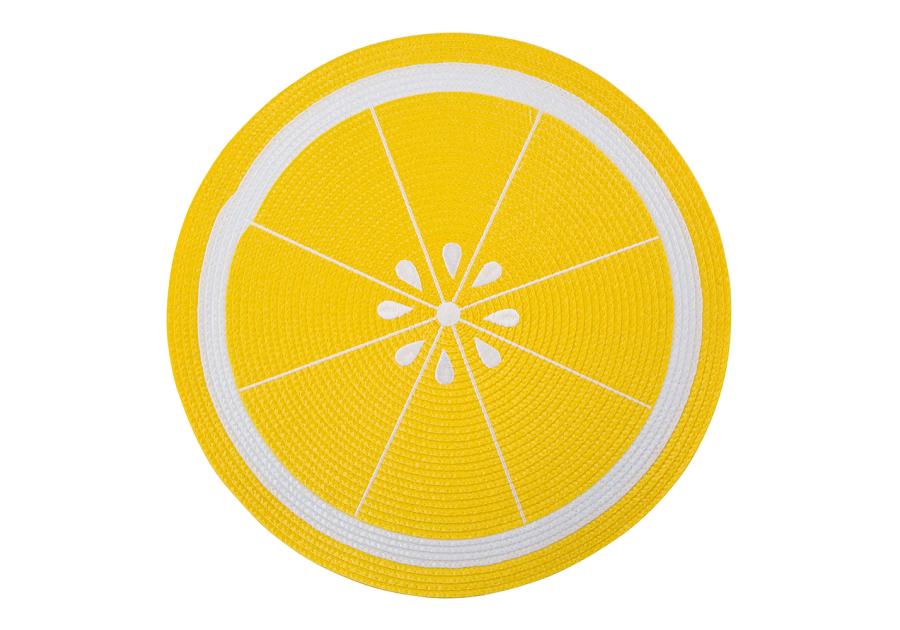 Zdjęcie: Mata stołowa Tropicana średnica 38 cm dekoracja cytryna ALTOM DESIGN