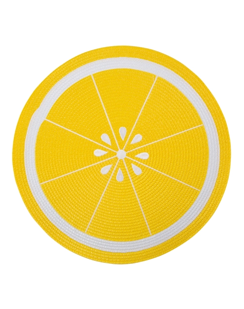 Zdjęcie: Mata stołowa Tropicana średnica 38 cm dekoracja cytryna ALTOM DESIGN