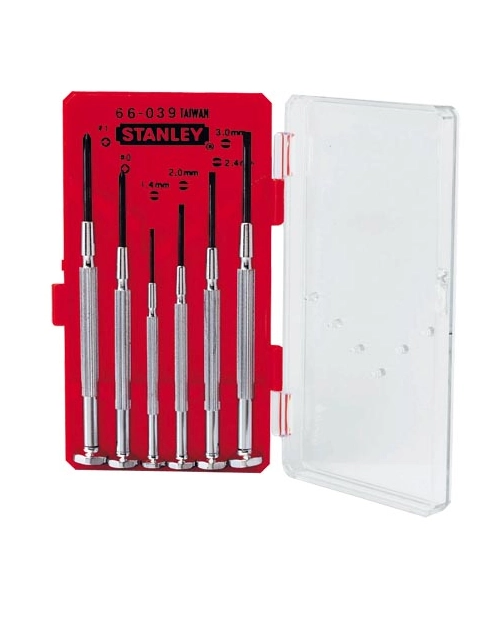 Zdjęcie: Wkrętaki zegarmistrzowskie kpl. 6 szt. STANLEY