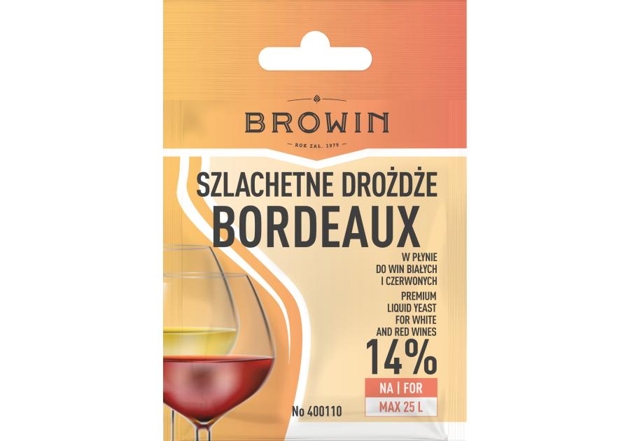 Zdjęcie: Drożdże winiarskie Bordeaux 20 ml BROWIN