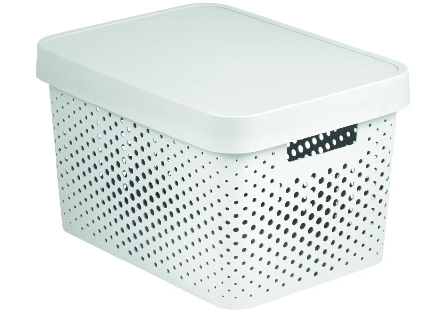 Zdjęcie: Pojemnik ażurowy Infinity 17 L biały ALSEA