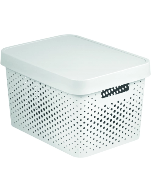 Zdjęcie: Pojemnik ażurowy Infinity 17 L biały ALSEA