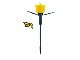 Lampa solarna Tulipan motyl lampka 2 zasilenia POLUX