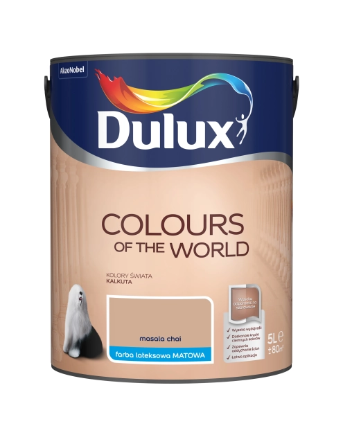 Zdjęcie: Farba do wnętrz Kolory Świata 5 L masala chai DULUX