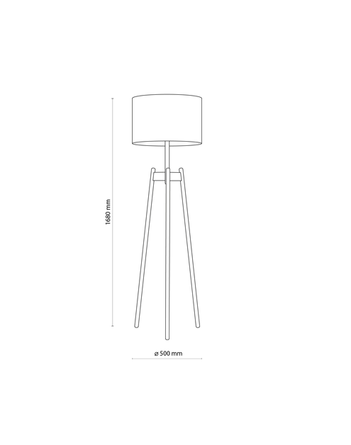 Zdjęcie: Lampa podłogowa Perez white 1 pł 5424 TK LIGHTING