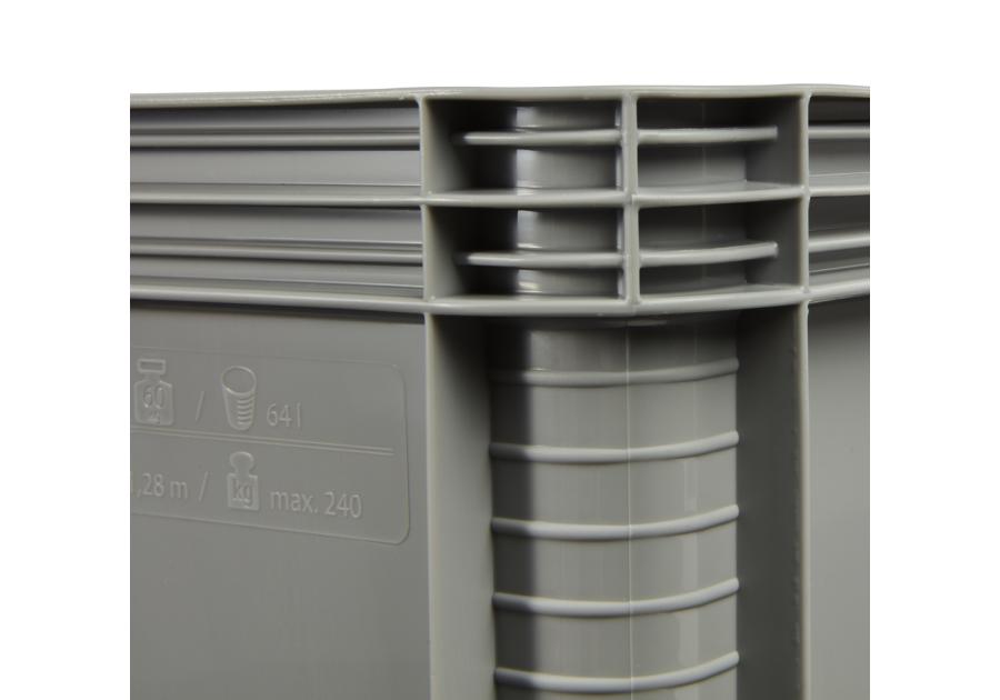 Zdjęcie: Pojemnik Robusto 64 L jasnopopielaty KEEEPER