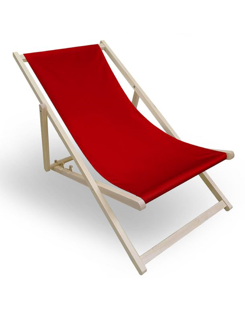 Zdjęcie: Leżak drewniany Red VIMAR