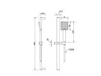 Zdjęcie: Zestaw natryskowy Patras czarny INVENA