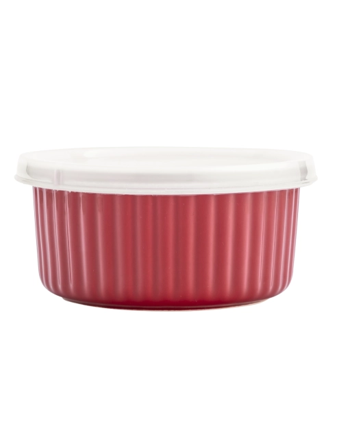 Zdjęcie: Ramekin ceramiczny Red Chilli 12,5x6 cm - 370 ml z pokrywką ALTOMDESIGN