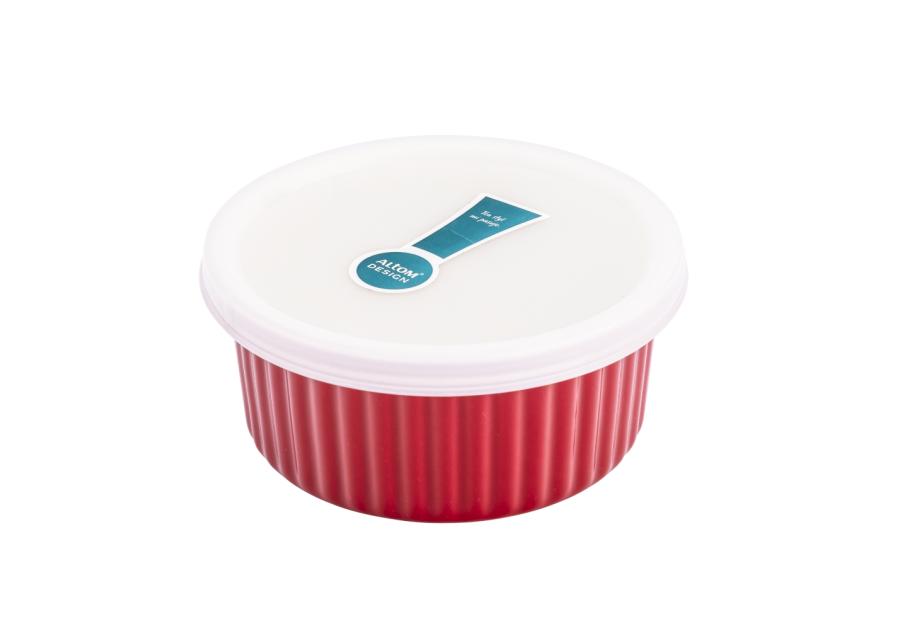 Zdjęcie: Ramekin ceramiczny Red Chilli 12,5x6 cm - 370 ml z pokrywką ALTOMDESIGN