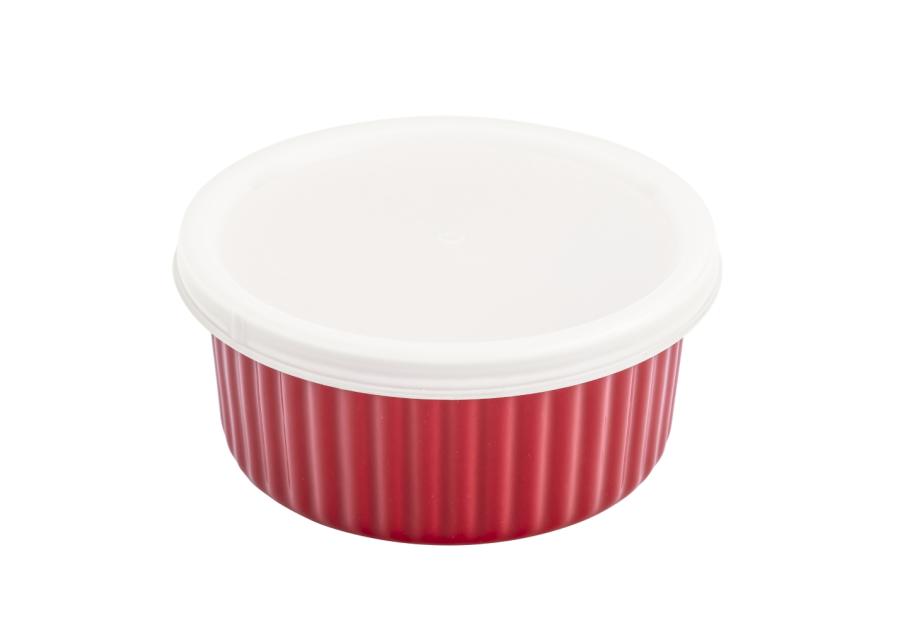Zdjęcie: Ramekin ceramiczny Red Chilli 12,5x6 cm - 370 ml z pokrywką ALTOMDESIGN
