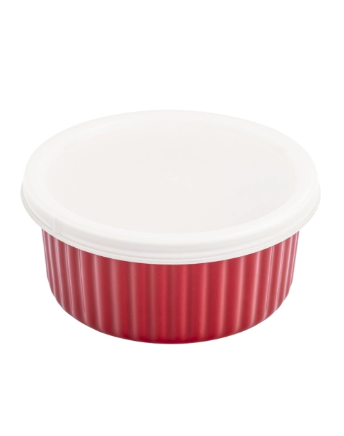 Zdjęcie: Ramekin ceramiczny Red Chilli 12,5x6 cm - 370 ml z pokrywką ALTOMDESIGN