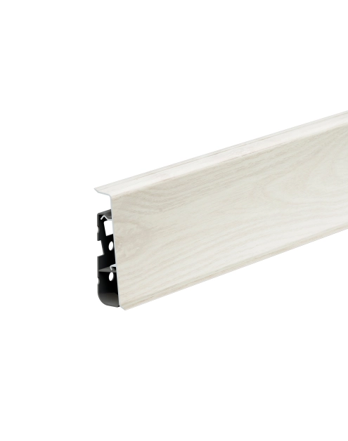 Zdjęcie: Listwa przypodłogowa PVC Hi Line Prestige 2,2x7,5 cm 2,50 m Dąb Aspen Mat CEZAR