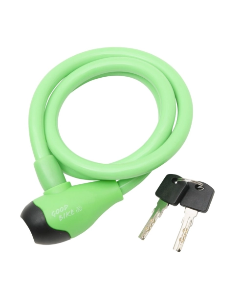 Zdjęcie: Zapięcie rowerowe na klucz Security Lock 12×1000 mm zielony BOTTARI