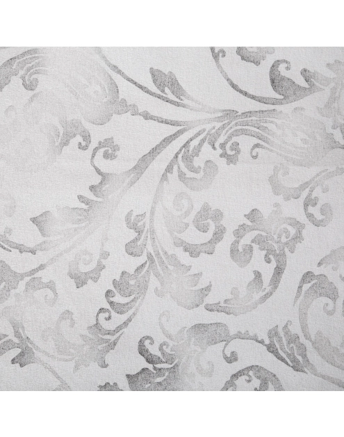 Zdjęcie: Zasłona Joanna 140x250 cm biało-srebrna na przelotkach EUROFIRANY