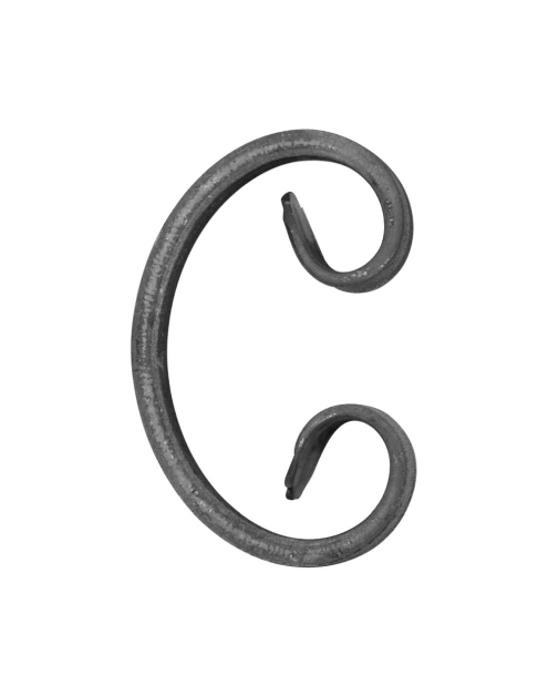 Zdjęcie: Motyw z płaskownika C 12x6 mm 95x60 mm METRO