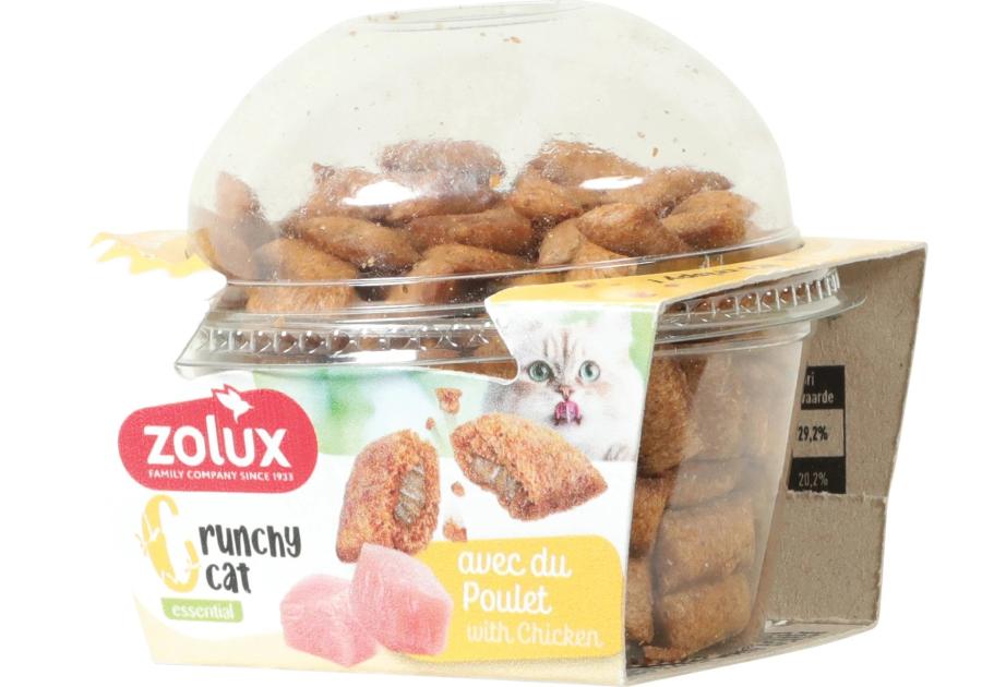 Zdjęcie: Ciasteczka dla kotów Crunchy Cat z kurczakiem 80 g ZOLUX