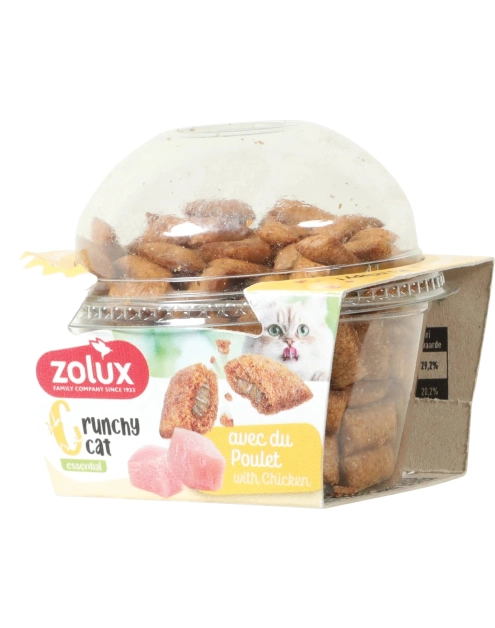 Zdjęcie: Ciasteczka dla kotów Crunchy Cat z kurczakiem 80 g ZOLUX