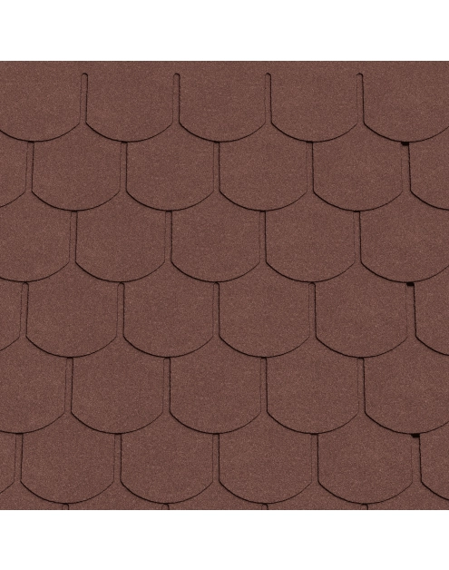 Zdjęcie: Gont bitumiczny Patio Karpiówka czerwony MATIZOL