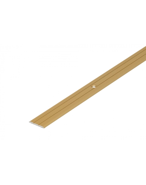 Zdjęcie: Profil progowy ochronny aluminium anoda 25 mm 1,8 m złoty CEZAR