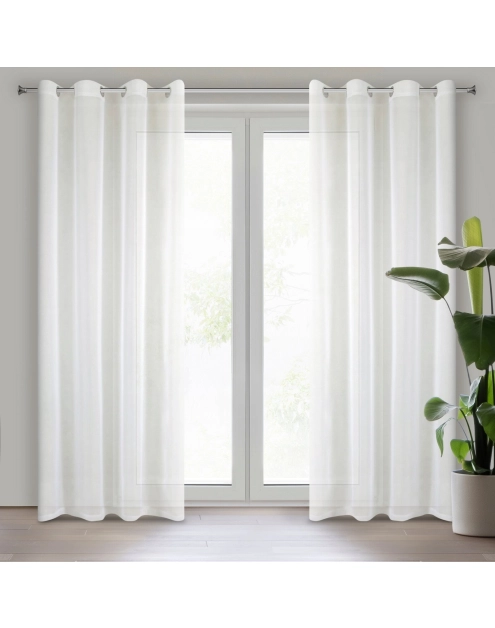 Zdjęcie: Firana gotowa Lucy 140x250 cm kremowy EUROFIRANY