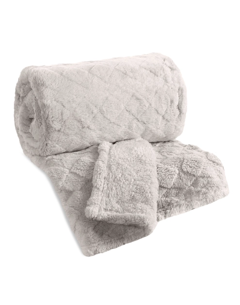 Zdjęcie: Koc Nancy 150x200 cm srebrny EUROFIRANY