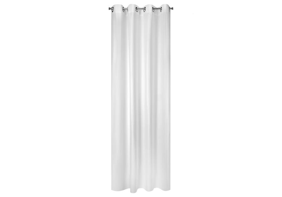 Zdjęcie: Zasłona Aggie 140x250 cm biała na przelotkach EUROFIRANY