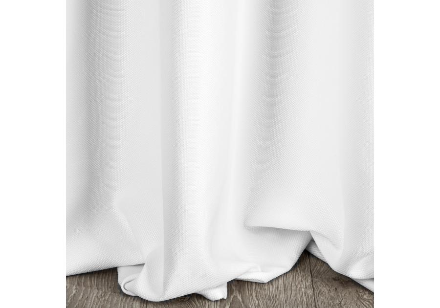 Zdjęcie: Zasłona Aggie 140x250 cm biała na przelotkach EUROFIRANY