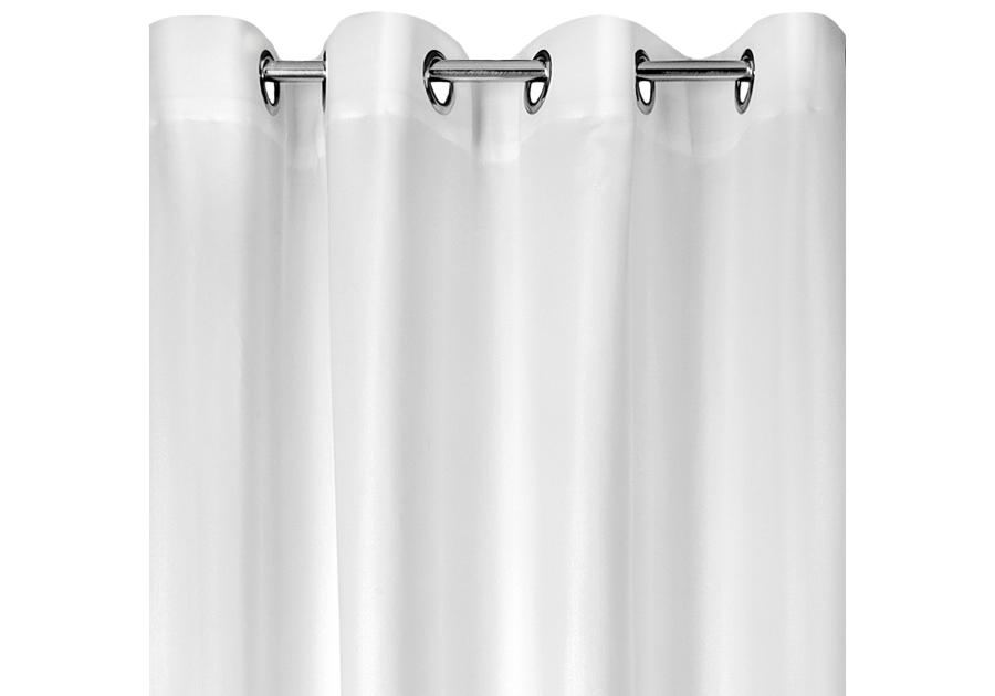 Zdjęcie: Zasłona Aggie 140x250 cm biała na przelotkach EUROFIRANY