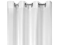 Zdjęcie: Zasłona Aggie 140x250 cm biała na przelotkach EUROFIRANY