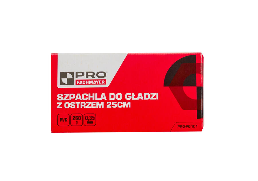 Zdjęcie: Szpachla do gładzi z ostrzem 25 cm 0.35 mm PRO FACHMAYER