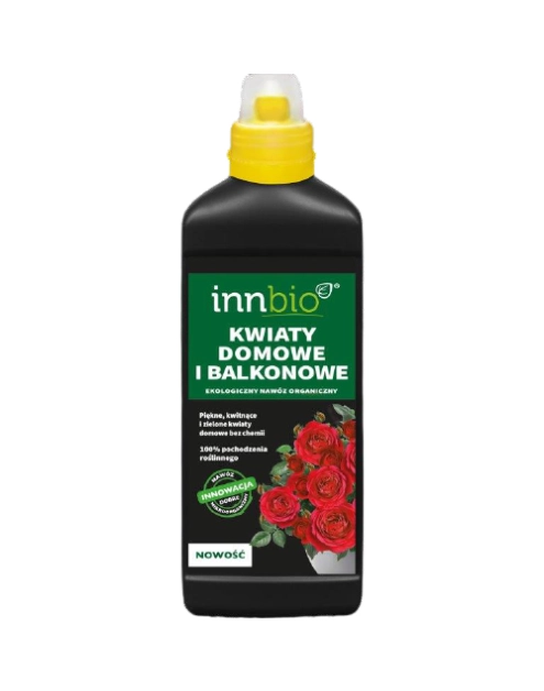 Zdjęcie: Nawóz ekologiczny Kwiaty domowe, balkonowe 1 L INNBIO