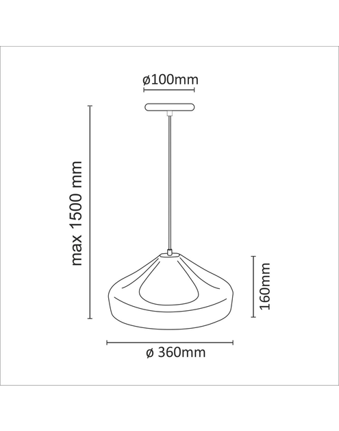 Zdjęcie: Lampa wisząca Gavle E27 IL MIO