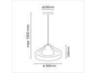 Zdjęcie: Lampa wisząca Gavle E27 IL MIO