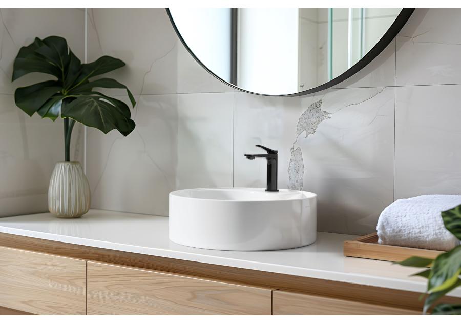 Zdjęcie: Bateria umywalkowa Alonia czarny połysk INVENA