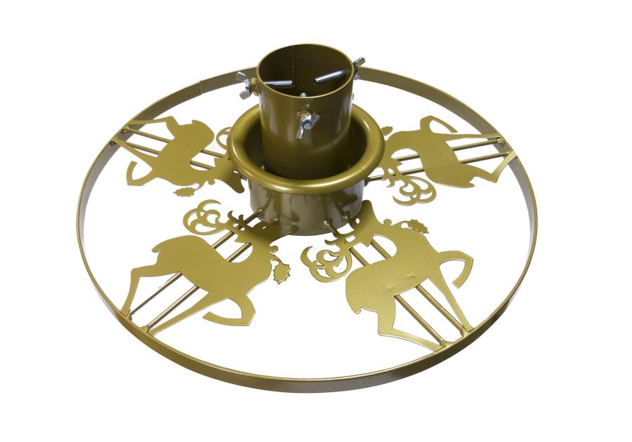 Zdjęcie: Stojak pod choinkę Renifer złoty SŁAWEX