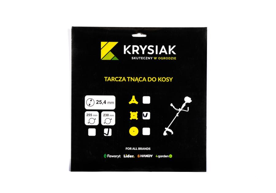 Zdjęcie: Tarcza tnąca 4Z/230 mm/25,4 mm-1,4 mm PAY 230-4 KRYSIAK