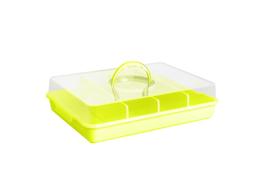 Zdjęcie: Pojemnik na ciasto z uchwytem Party Gdynia zielony PLAST TEAM