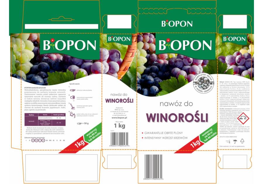 Zdjęcie: Nawóz do winorośli 1 kg BOPON