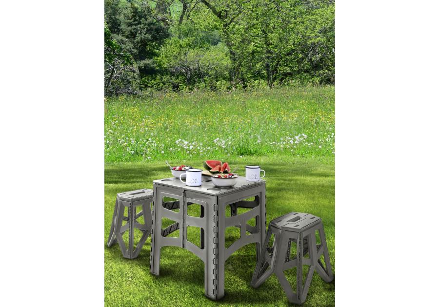 Zdjęcie: Krzesło turystyczne składane Tom szary KEEEPER